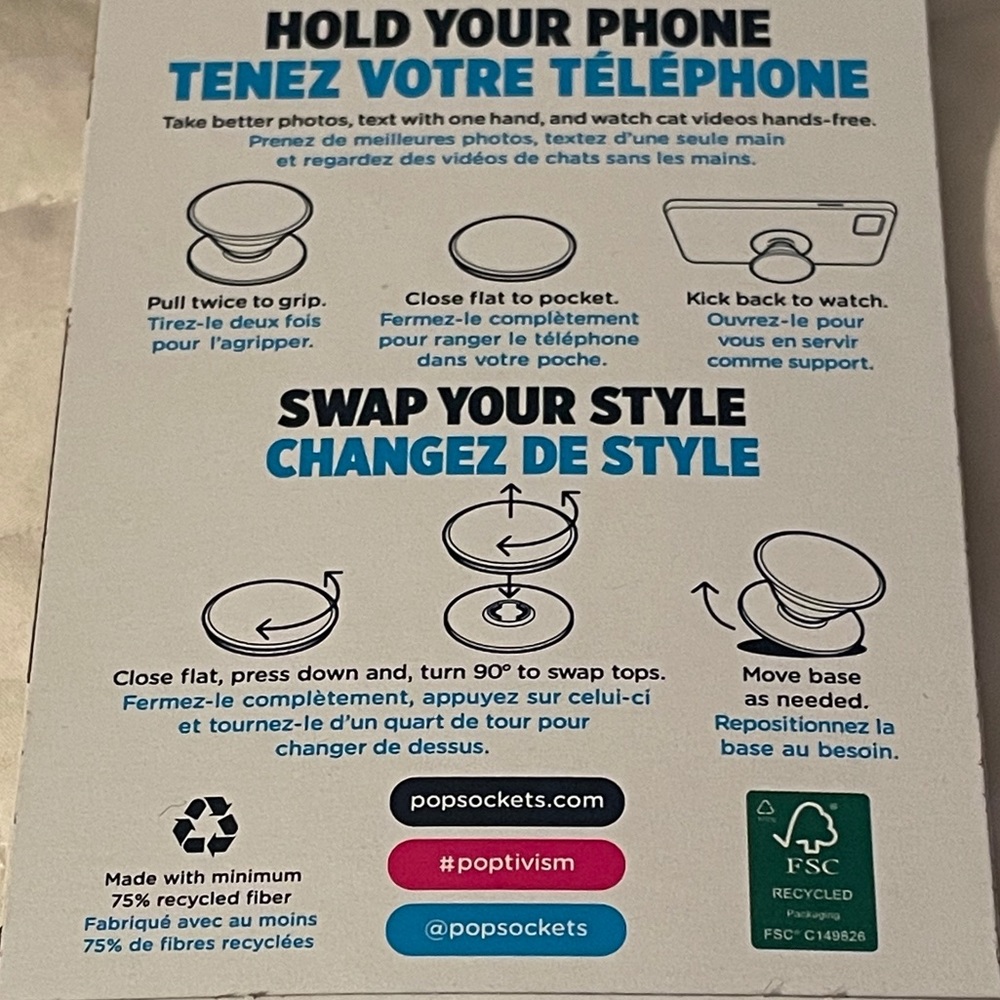 3/$10 Popsocket PopGrip - Picture 3 of 3